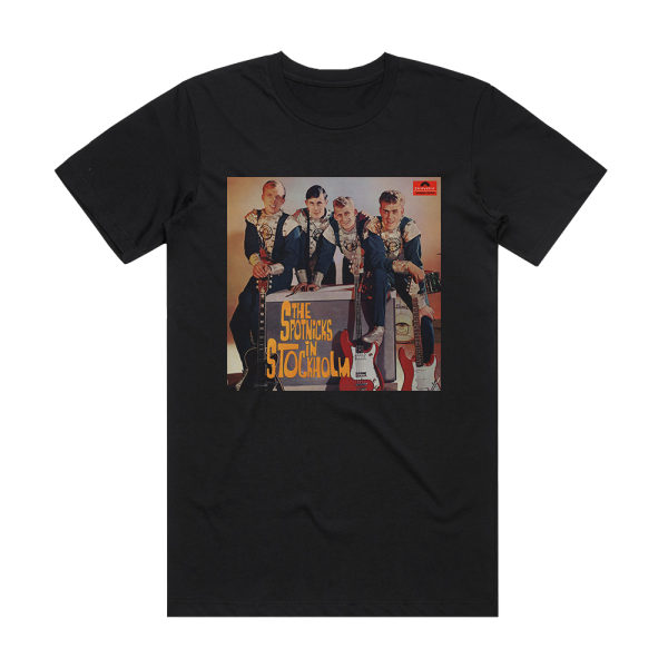The Spotnicks The Spotnicks In Stockholm Album Cover T-Shirt Black