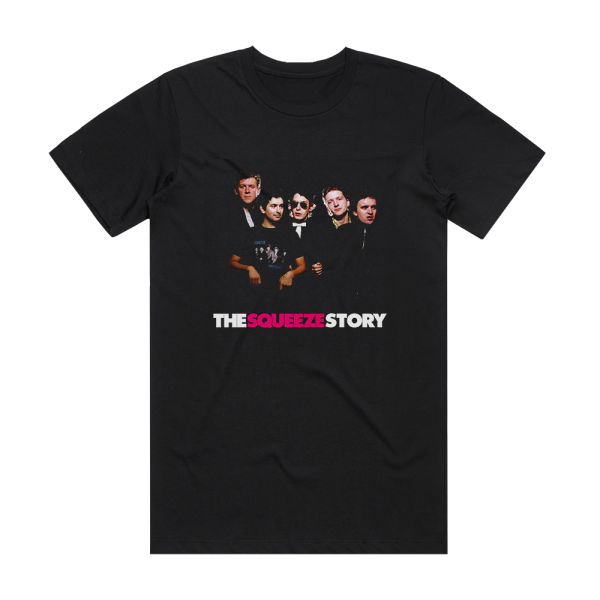 Squeeze The Squeeze Story Album Cover T-Shirt Black