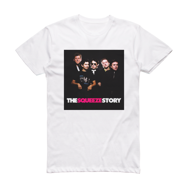 Squeeze The Squeeze Story Album Cover T-Shirt White