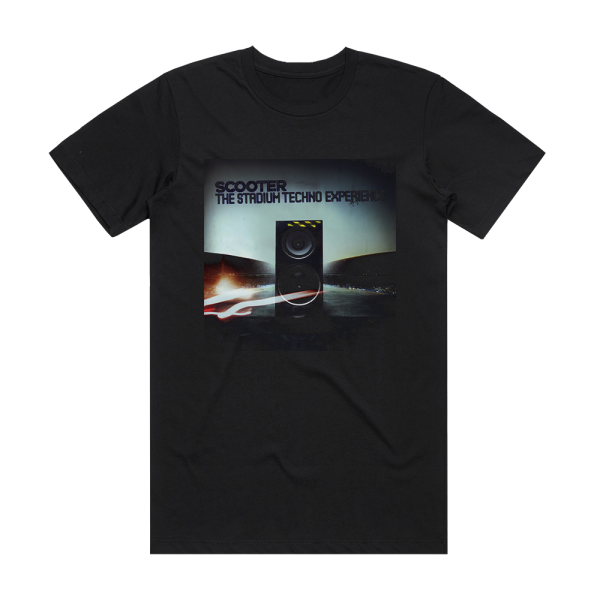 Scooter The Stadium Techno Experience Album Cover T-Shirt Black