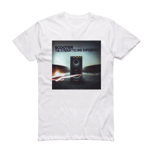 Scooter The Stadium Techno Experience Album Cover T-Shirt White