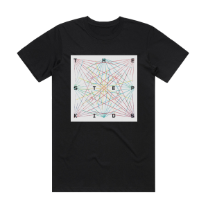 The Stepkids The Stepkids Album Cover T-Shirt Black