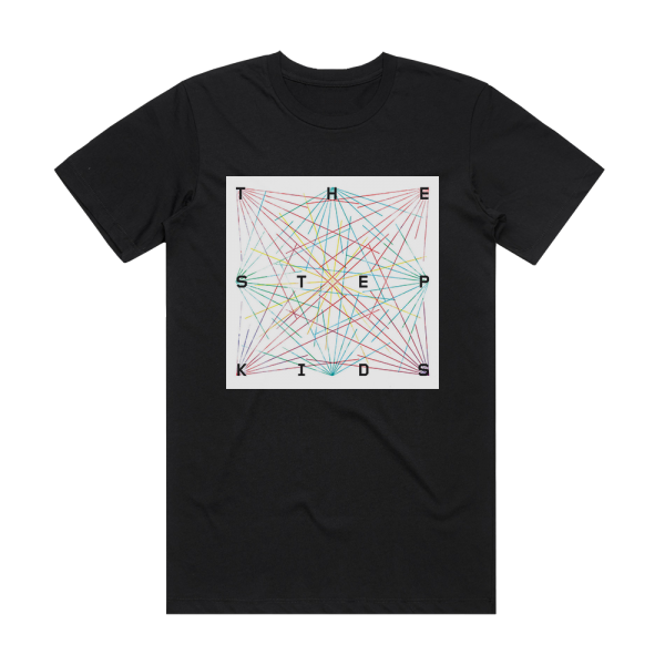 The Stepkids The Stepkids Album Cover T-Shirt Black