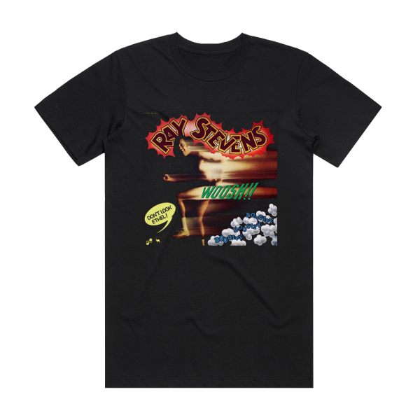 Ray Stevens The Streak Album Cover T-Shirt Black