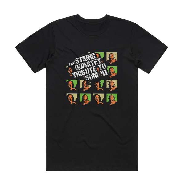 Vitamin String Quartet The String Quartet Tribute To Sum 41 Album Cover T-Shirt Black