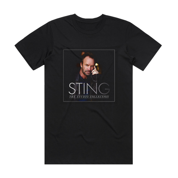 Sting The Studio Collection Album Cover T-Shirt Black