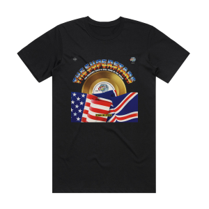 Stars on 45 The Superstars The Greatest Rock N Roll Band In The World Album Cover T-Shirt Black