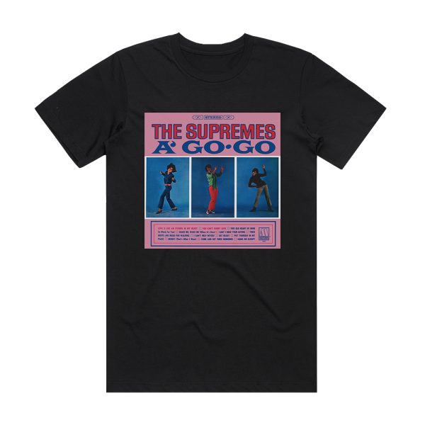 The Supremes The Supremes A Go Go Album Cover T-Shirt Black