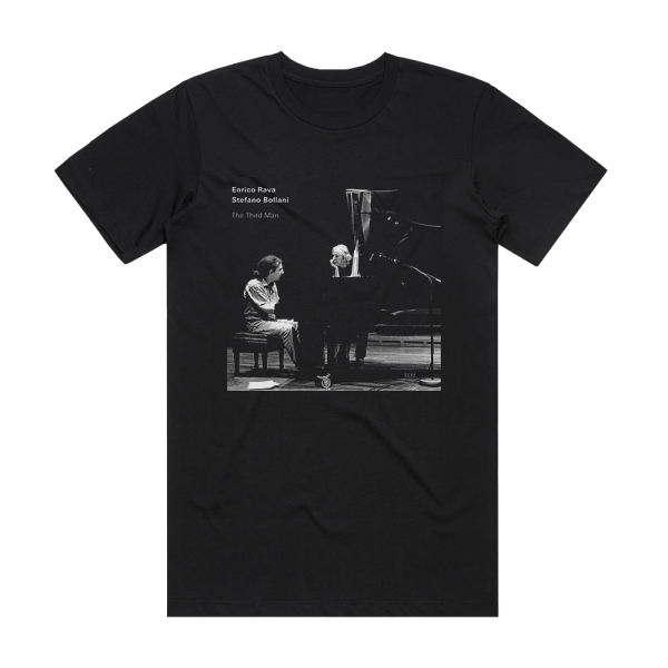 Stefano Bollani The Third Man Album Cover T-Shirt Black