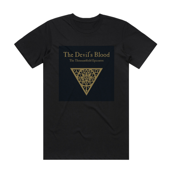 The Devils Blood The Thousandfold Epicentre Album Cover T-Shirt Black