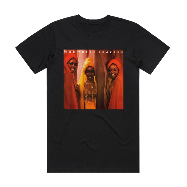 The Three Degrees The Three Degrees Album Cover T-Shirt Black