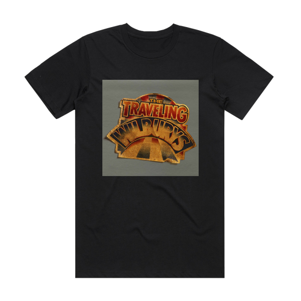 Traveling Wilburys The Traveling Wilburys Collection Album Cover T-Shirt Black