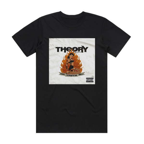 Theory of a Deadman The Truth Is Album Cover T-Shirt Black