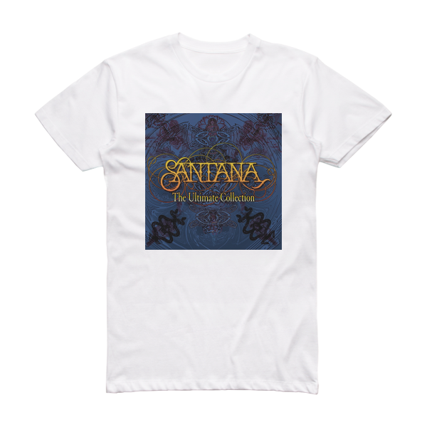 Santana The Ultimate Collection 1 Album Cover T-Shirt White