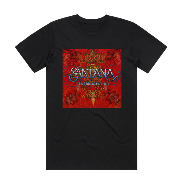 Santana The Ultimate Collection 2 Album Cover T-Shirt Black