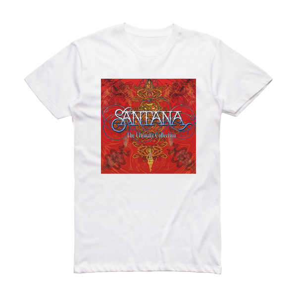 Santana The Ultimate Collection 2 Album Cover T-Shirt White