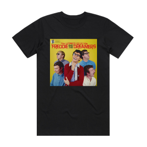 The Freddie & Dreamers The Ultimate Collection Album Cover T-Shirt Black