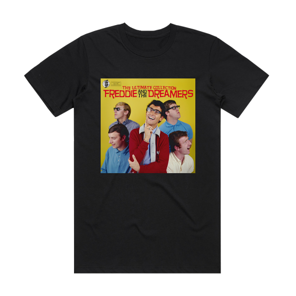 The Freddie & Dreamers The Ultimate Collection Album Cover T-Shirt Black