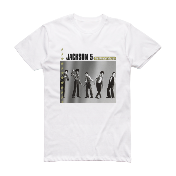 The Jackson 5 The Ultimate Collection Album Cover T-Shirt White