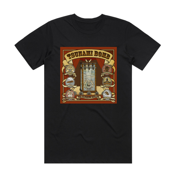 Tsunami Bomb The Ultimate Escape Album Cover T-Shirt Black