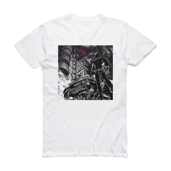 Perturbator The Uncanny Valley Album Cover T-Shirt White