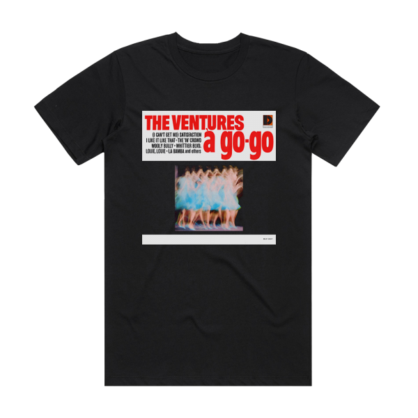 The Ventures The Ventures Go Go Album Cover T-Shirt Black