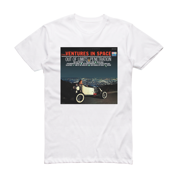 The Ventures The Ventures In Space Album Cover T-Shirt White