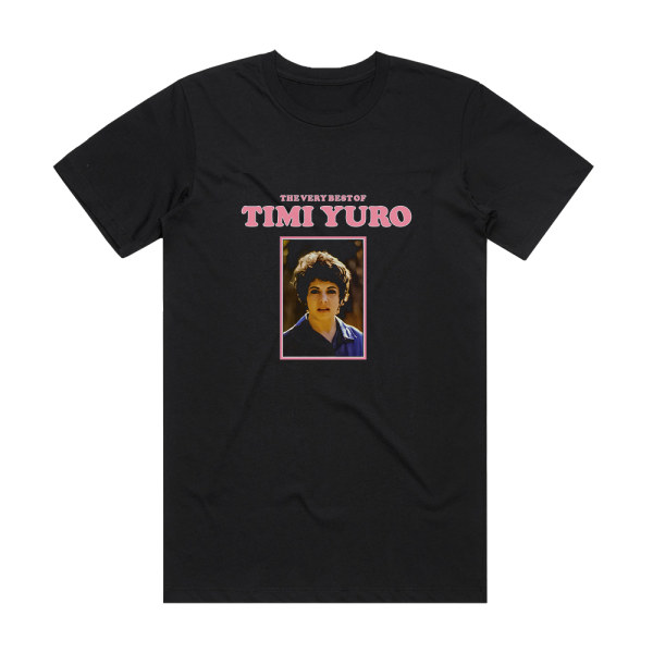 Timi Yuro The Very Best Of Album Cover T-Shirt Black