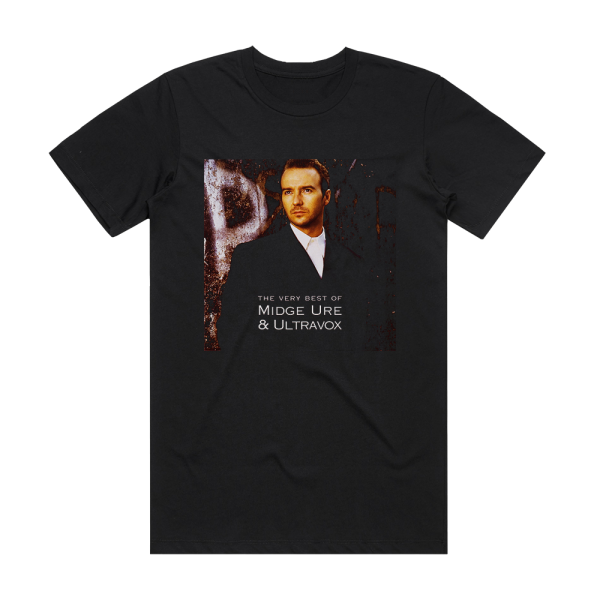 Ultravox The Very Best Of Midge Ure And Ultravox Album Cover T-Shirt Black