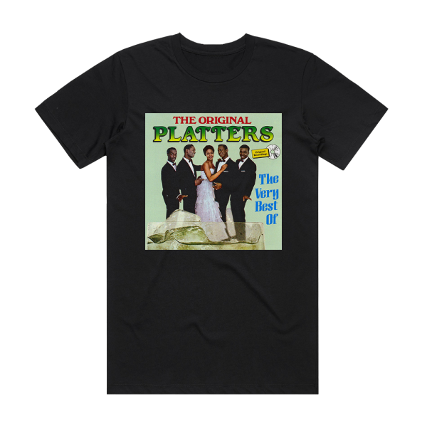 The Platters The Very Best Of The Platters Album Cover T-Shirt Black