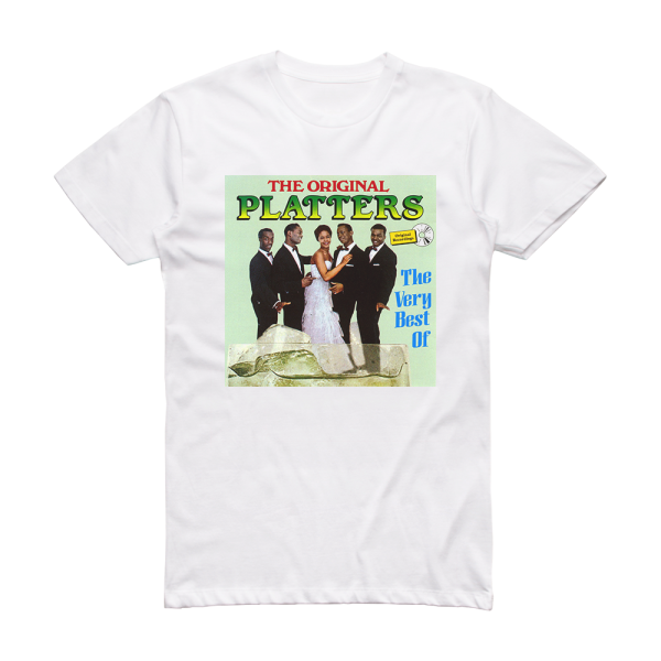 The Platters The Very Best Of The Platters Album Cover T-Shirt White