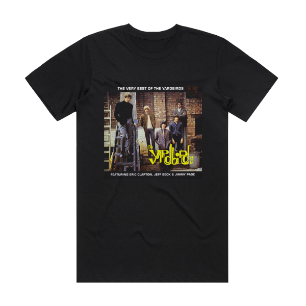 The Yardbirds The Very Best Of The Yardbirds Album Cover T-Shirt Black