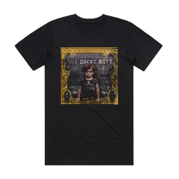 The Ducky Boys The War Back Home Album Cover T-Shirt Black