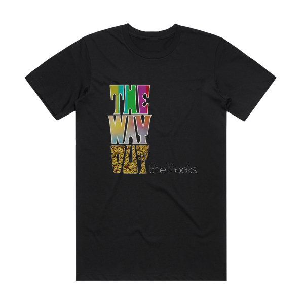 The Books The Way Out Album Cover T-Shirt Black