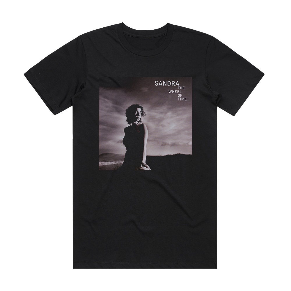 Sandra The Wheel Of Time Album Cover T-Shirt Black – ALBUM COVER T-SHIRTS