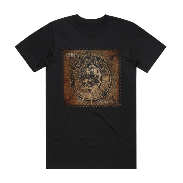 Spires The Whisperer Album Cover T-Shirt Black