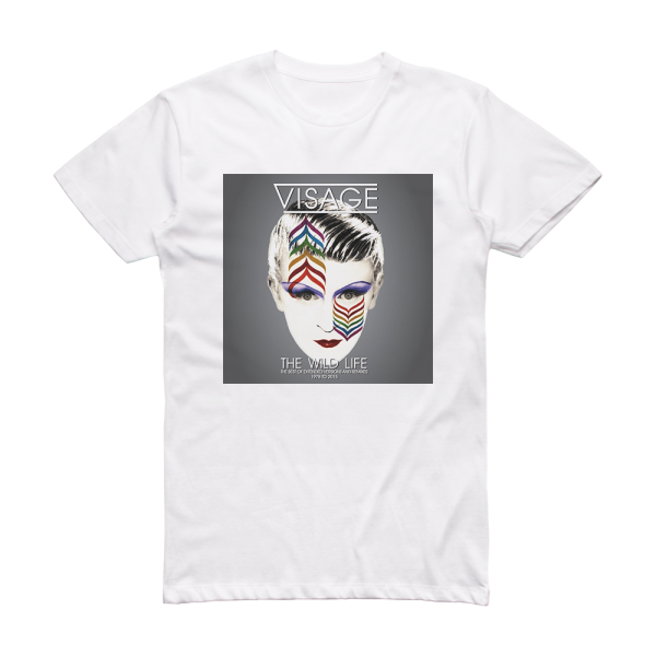 Visage The Wild Life Album Cover T-Shirt White