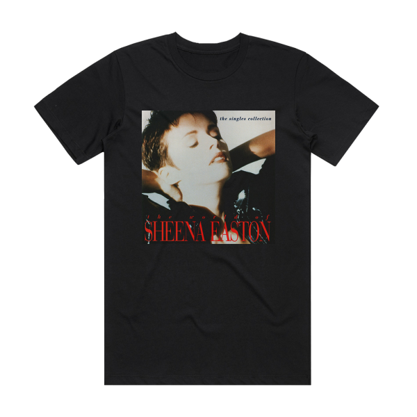 Sheena Easton The World Of Sheena Easton Album Cover T-Shirt Black