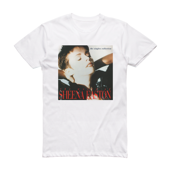 Sheena Easton The World Of Sheena Easton Album Cover T-Shirt White