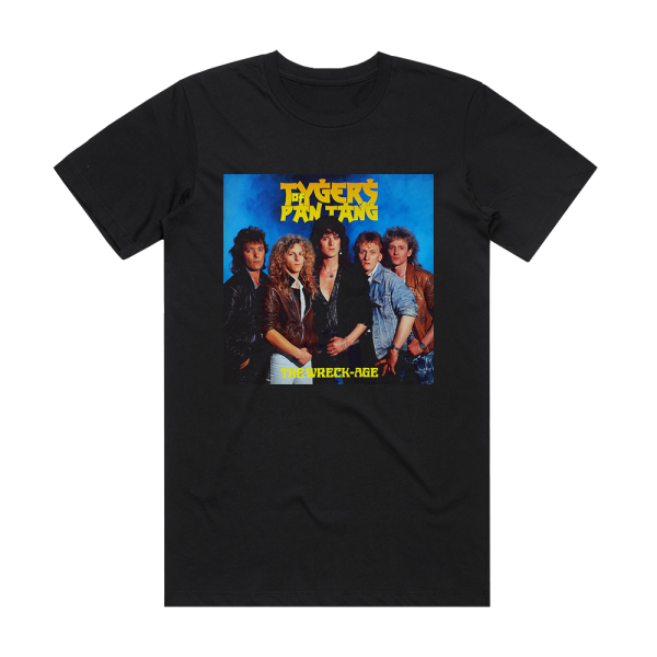 Tygers of Pan Tang The Wreck Age Album Cover T-Shirt Black