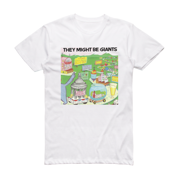 They Might Be Giants They Might Be Giants Album Cover T-Shirt White