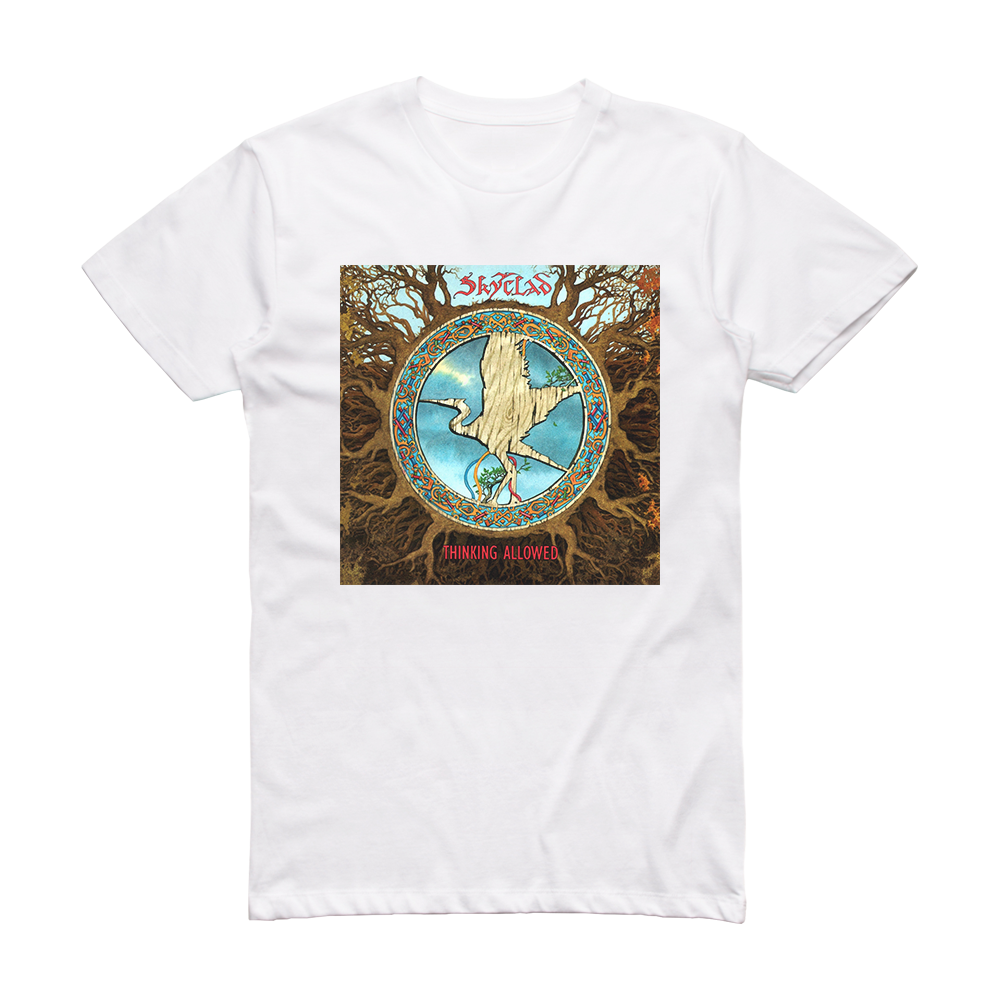 Skyclad Thinking Allowed Album Cover T-Shirt White – ALBUM COVER T-SHIRTS