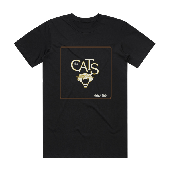 The Cats Third Life Album Cover T-Shirt Black