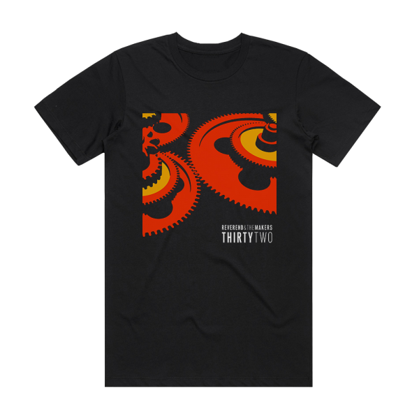 Reverend and The Makers Thirty Two Album Cover T-Shirt Black