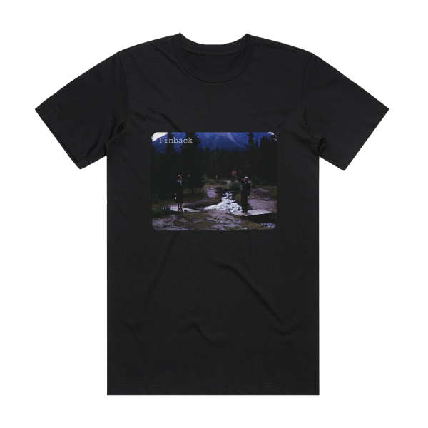 Pinback This Is A Pinback Cd Album Cover T-Shirt Black