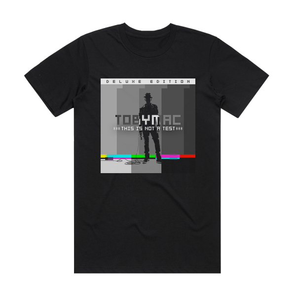 tobyMac This Is Not A Test 2 Album Cover T-Shirt Black