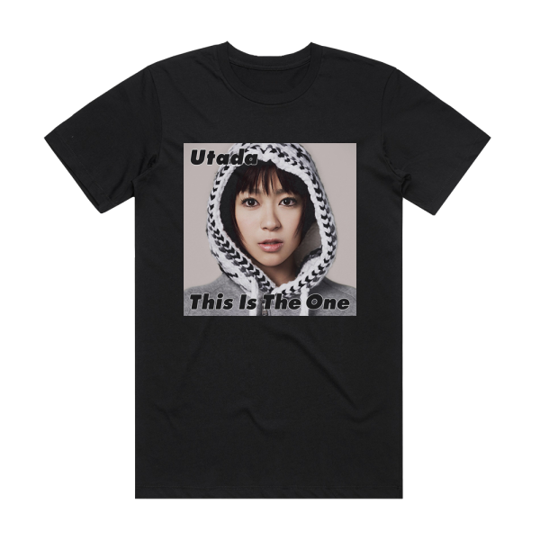 Utada This Is The One Album Cover T-Shirt Black