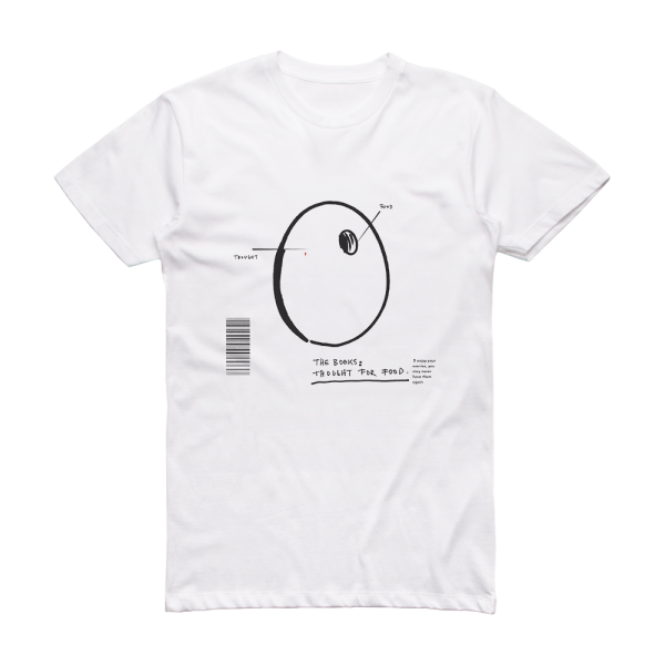 The Books Thought For Food Album Cover T-Shirt White