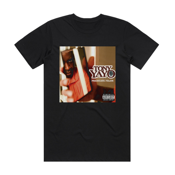 Tony Yayo Thoughts Of A Predicate Felon Album Cover T-Shirt Black