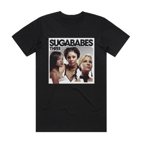 Sugababes Three Album Cover T-Shirt Black